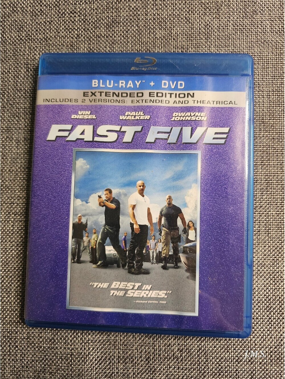 Fast Five Blu-Ray + DVD Extended Edition - Good Condition